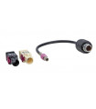 7581112 Calearo Adaptor de antena AM/FM cu cablu, compatibil VW, BMW
